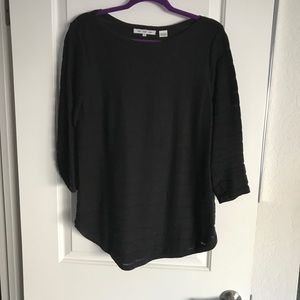 888, lightweight, 3/4 sleeve, textured, worn 2x